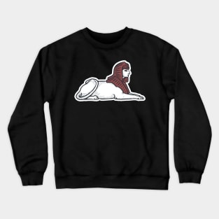 Sphinx Mythology Illustration Crewneck Sweatshirt